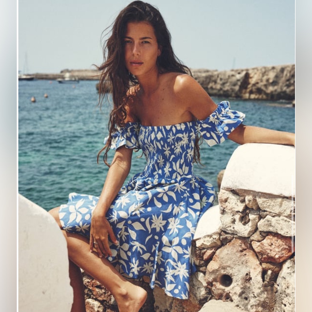 Zara Printed Short Dress